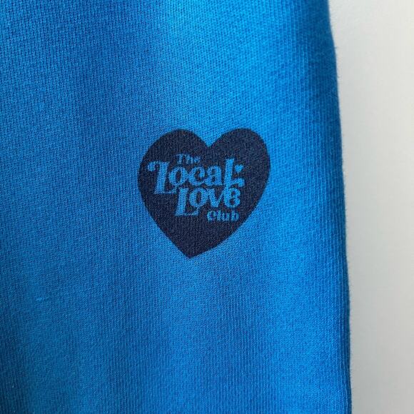 The Local Love Club Lovers Uniform Sweatpants  Deep Blue Size Large Gently Used - Picture 4 of 10